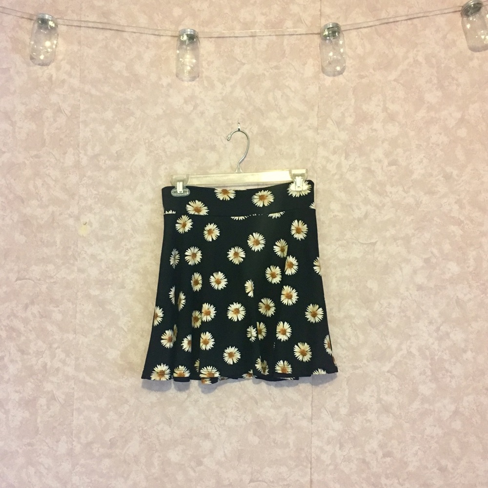 Floral Daisy Skater/Circle Skirt